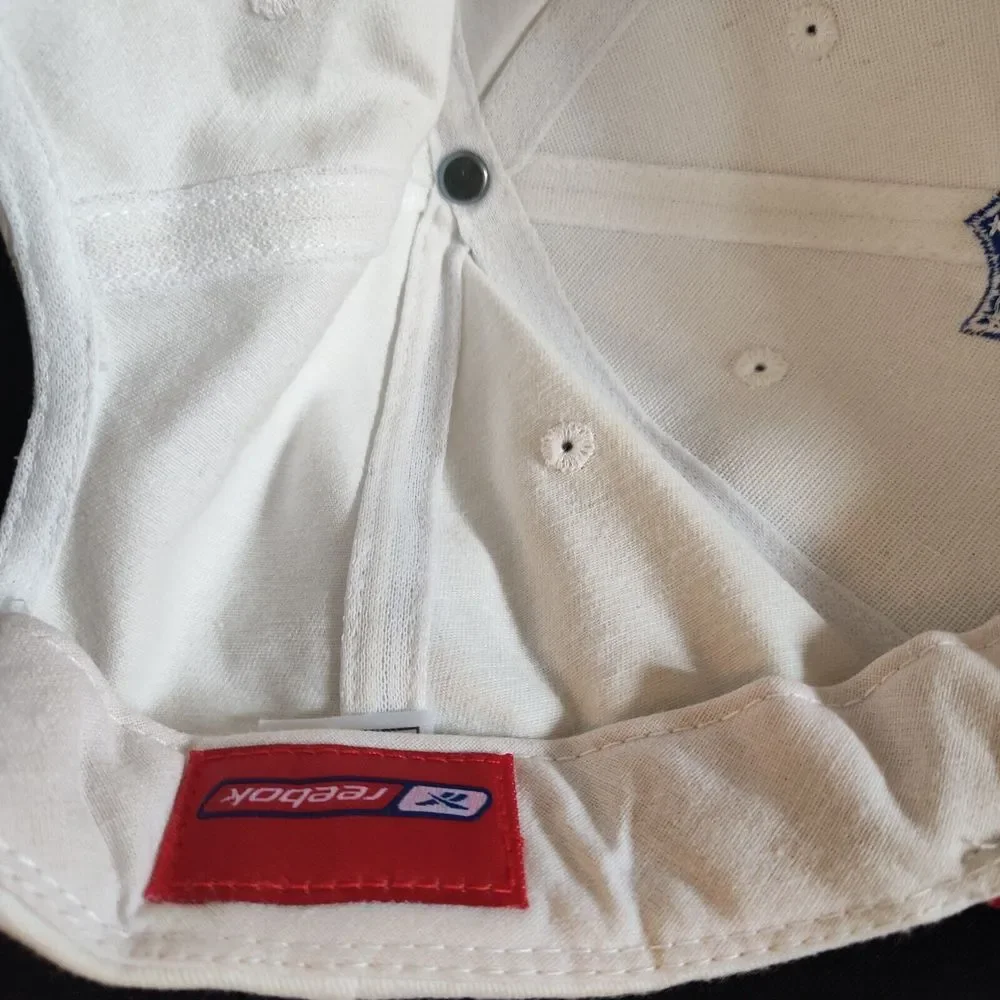Vintage Reebok Motorola NFL‎ Logo Self Fastener Hat